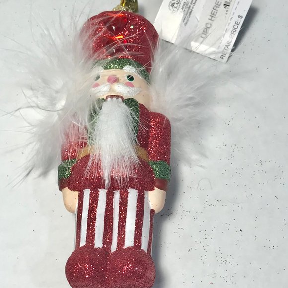 Kurt Adler Glass Nutcracker Toy Soldier Christmas Ornament Noble Gems Hand Blown - Picture 9 of 16